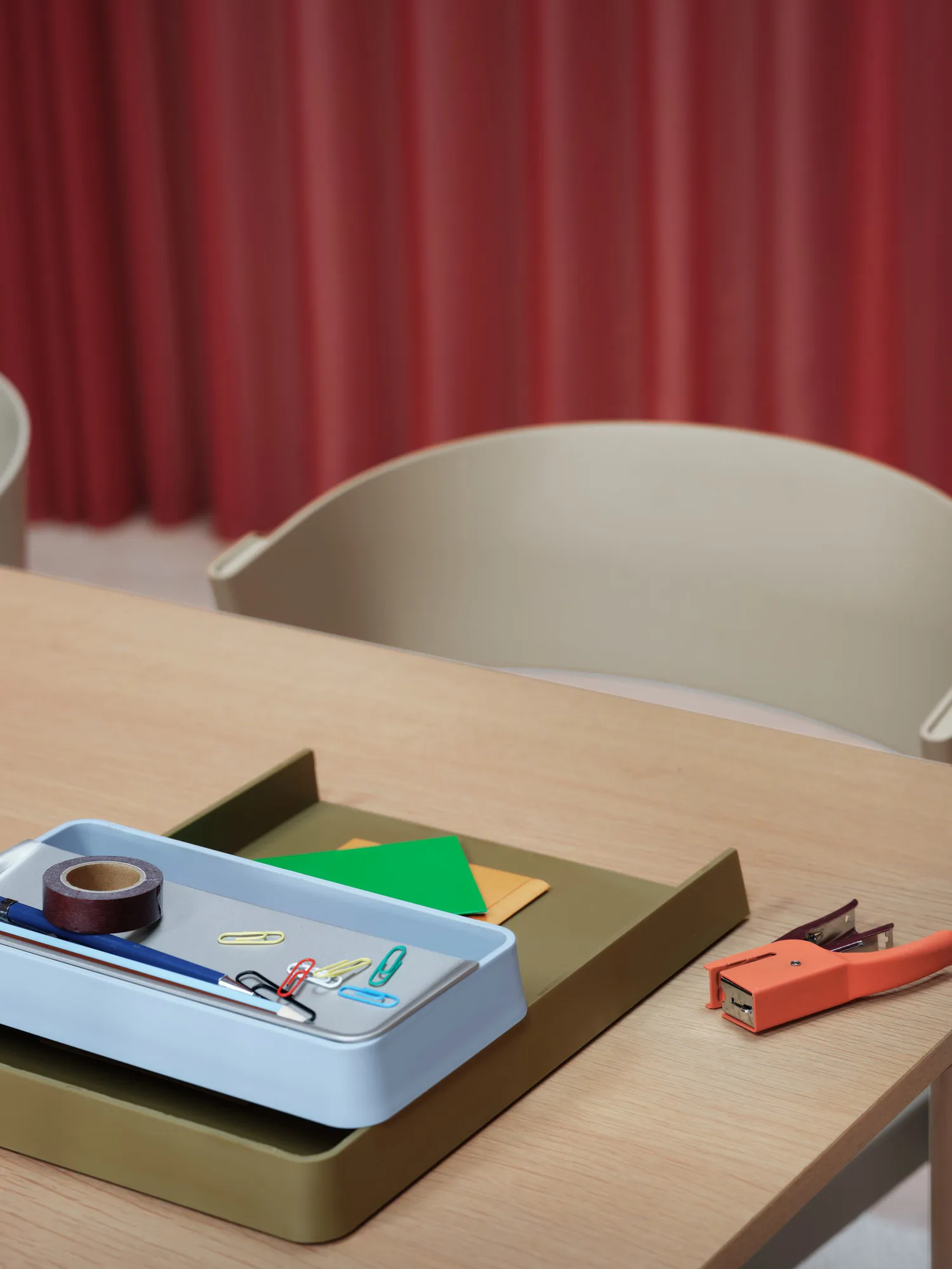 Arrange Desktop Storage, Configuration 2 multi colored Muuto