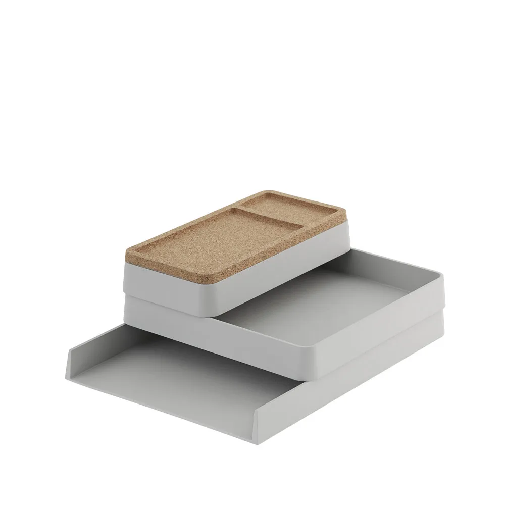 Arrange Desktop Storage, Grey, configuration 1 Muuto