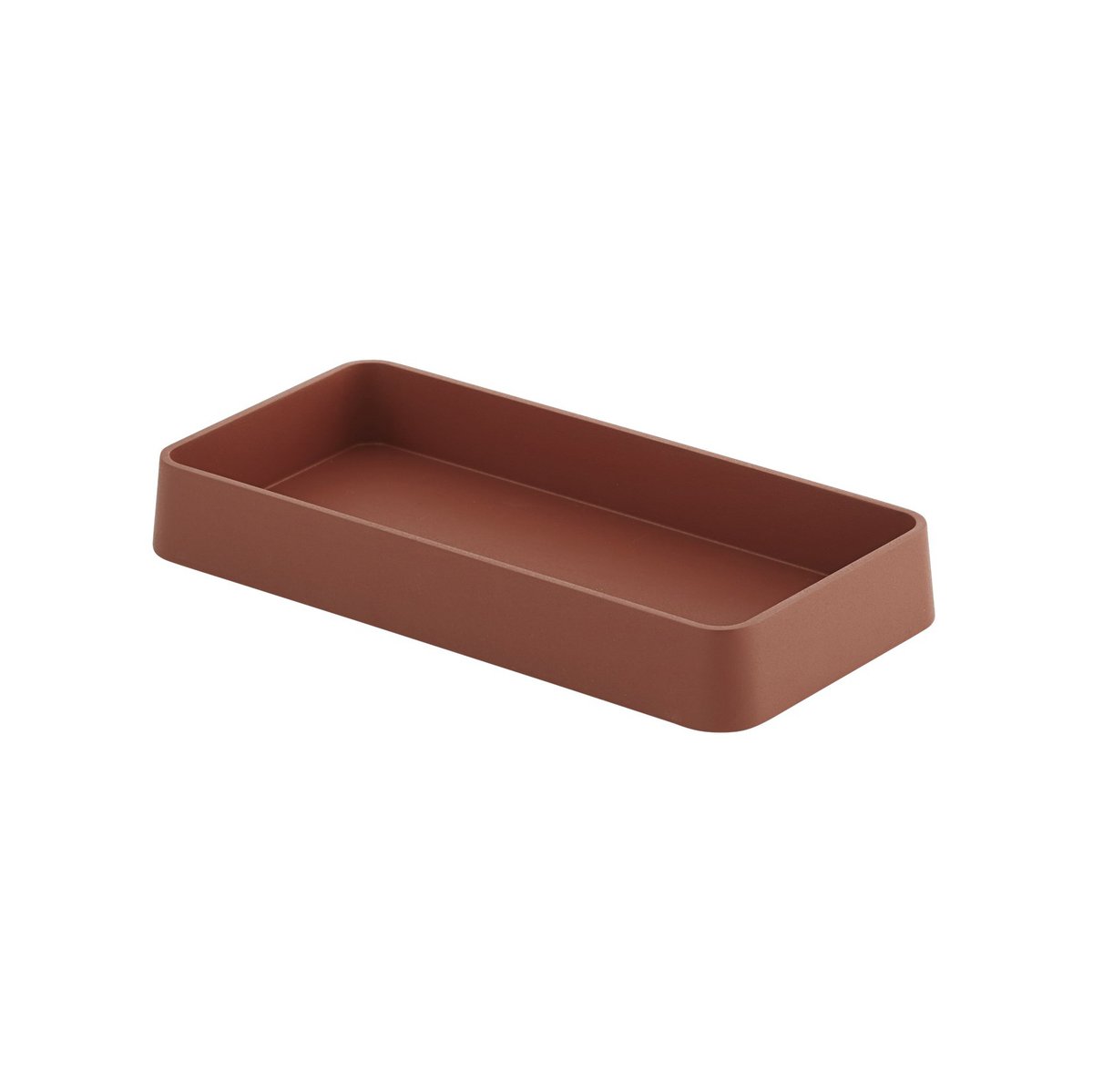 Muuto Arrange Desktop tray 12x25 cm copper brown | Scandinavian Design | Storage baskets | Brown