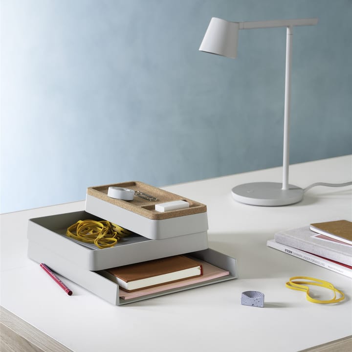 Arrange Desktop tray 25x25 cm, grey Muuto