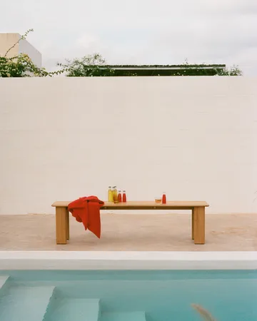 Assemble bench - Teak, 180 cm - Muuto