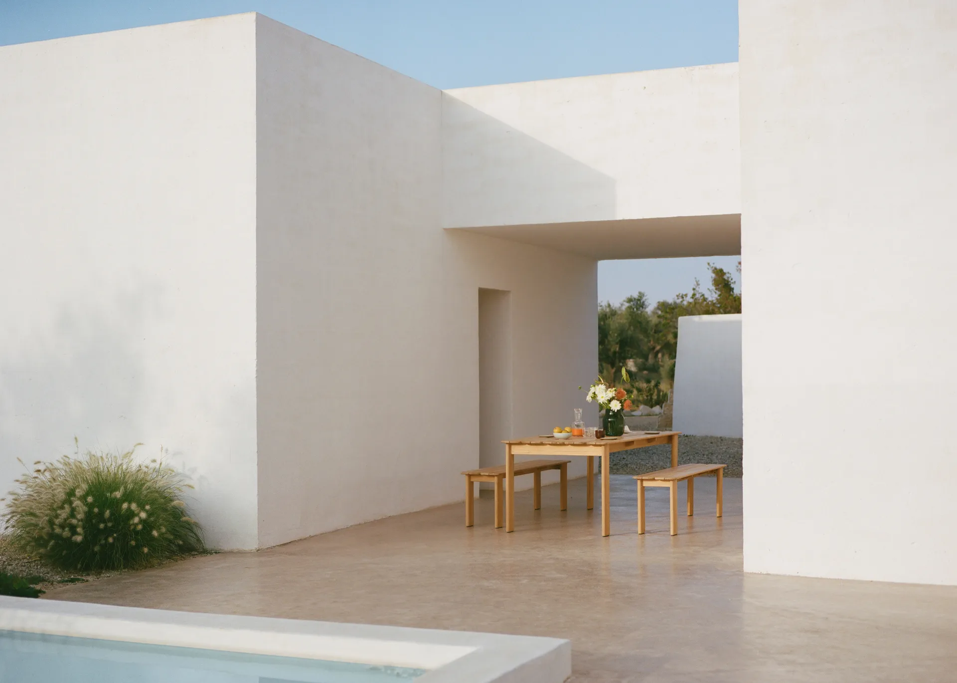 Assemble bench, Teak, 180 cm Muuto