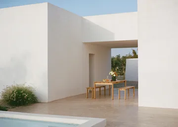 Assemble bench - Teak, 180 cm - Muuto