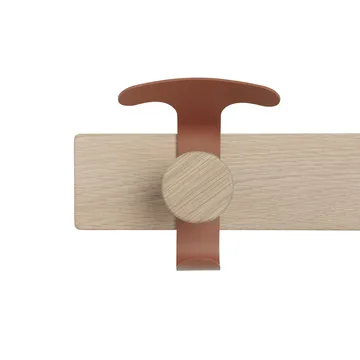 Avail clothes hanger - Oak-copper brown - Muuto