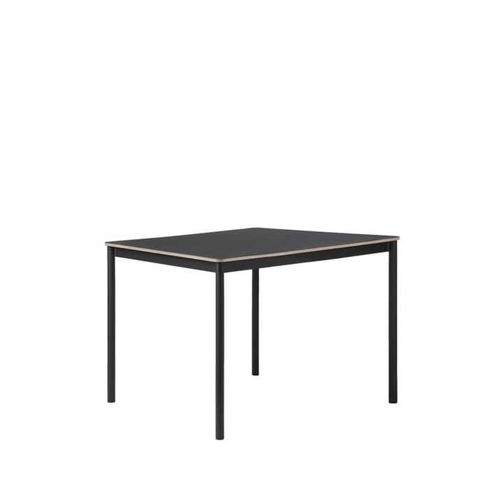 Base dining table - Black. plywood edge. 140x80cm - Muuto