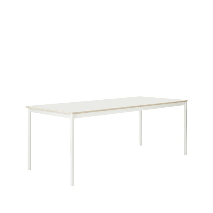 Base dining table - White. plywood edge. 190x85cm - Muuto