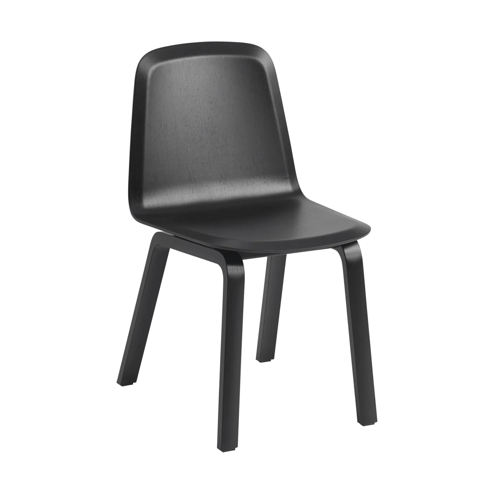 Brink Chair Wood Base chair, Black Muuto