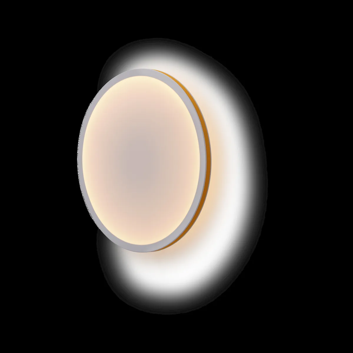 Muuto - Calm Wall Lamp Ø50 Touch Dim White/Orange