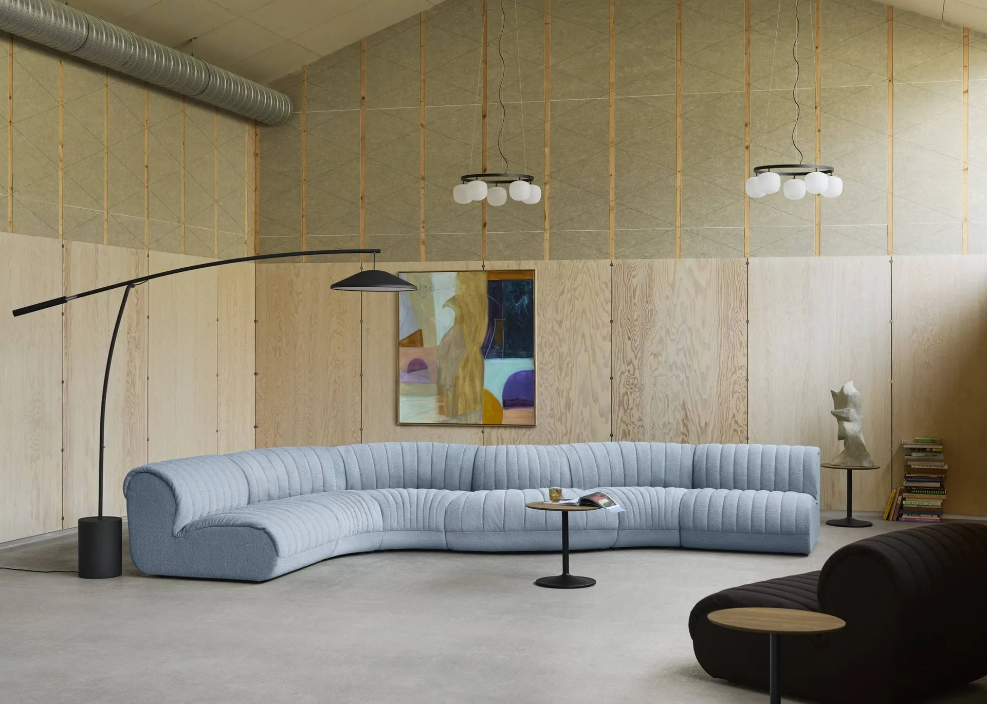 Coltre modular sofa, Configuration 1, turf-sand, 2-seater Muuto