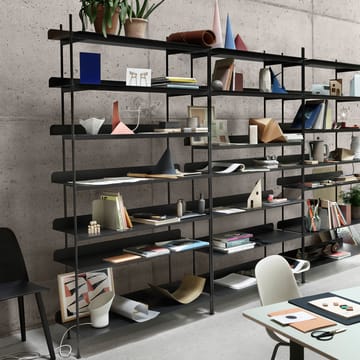 Compile configuration 1 shelving system - Black - Muuto