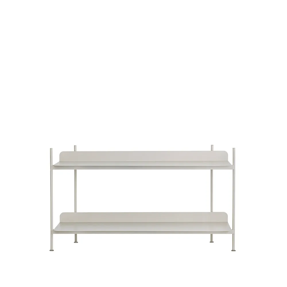 Muuto Compile configuration 1 shelving system Grey | Scandinavian Design | Shelves & shelving systems | Grey