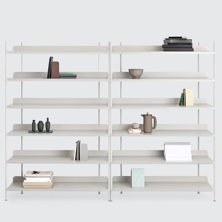 Compile configuration 1 shelving system - Grey - Muuto