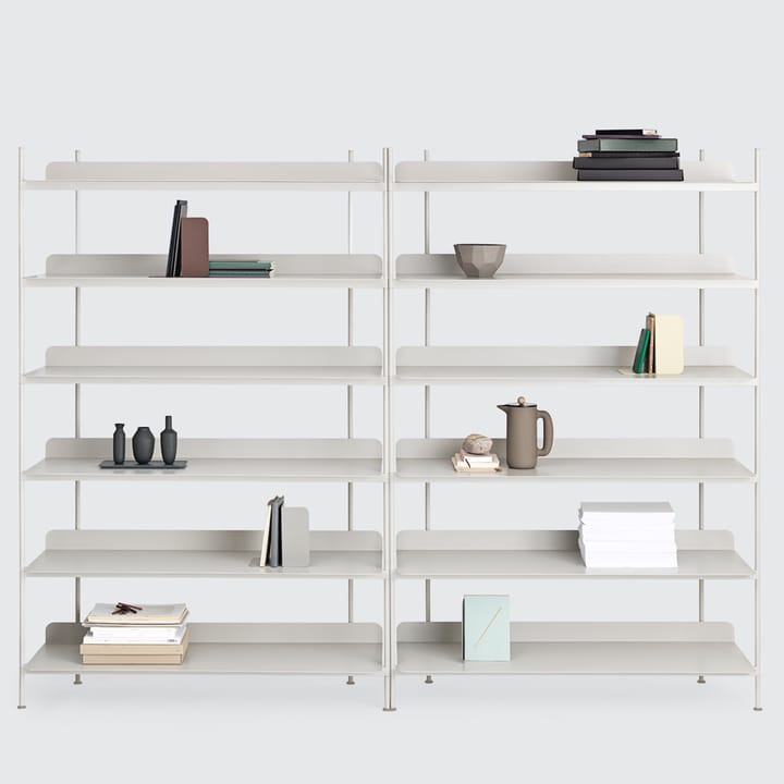 Compile configuration 1 shelving system, White Muuto