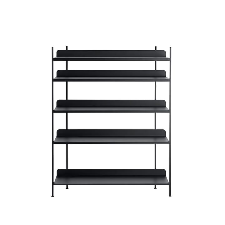 Compile configuration 3 shelving system - Black - Muuto