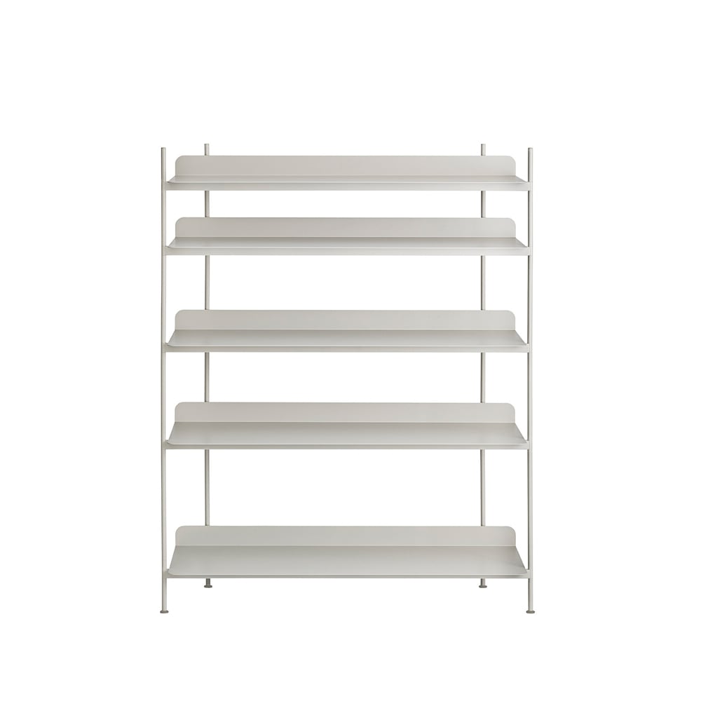 Muuto Compile configuration 3 shelving system Grey | Scandinavian Design | Shelves & shelving systems | Grey