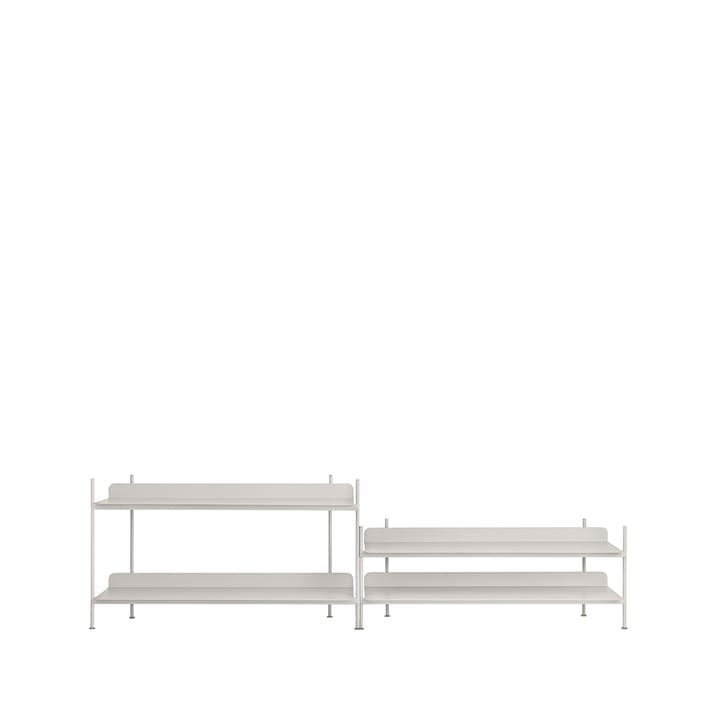 Compile configuration 5 shelving system - Grey - Muuto