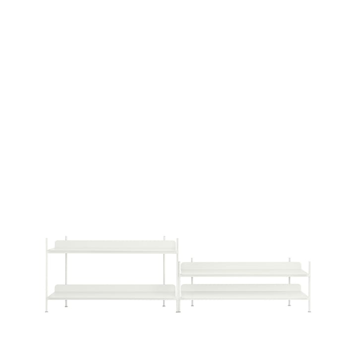 Compile configuration 5 shelving system - White - Muuto