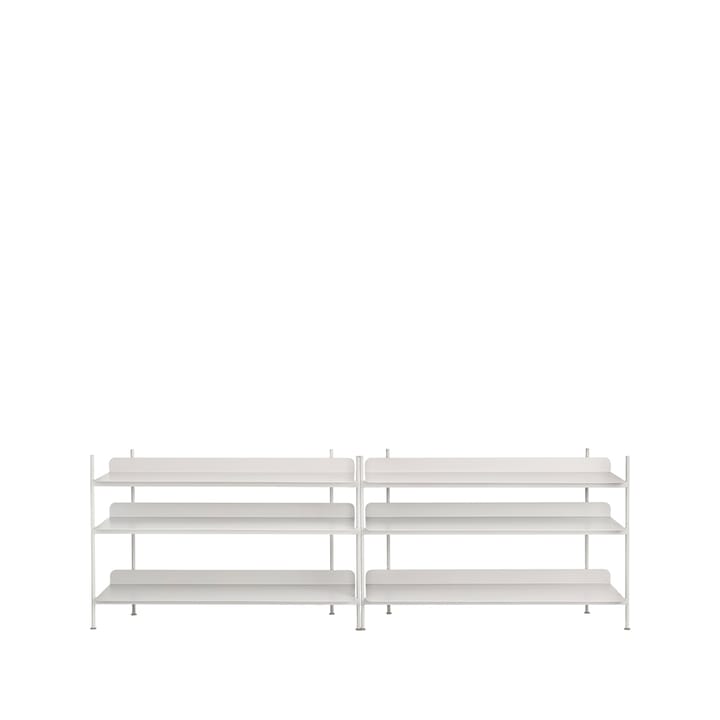 Compile configuration 6 shelving system - Grey - Muuto