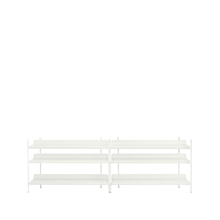 Compile configuration 6 shelving system - White - Muuto