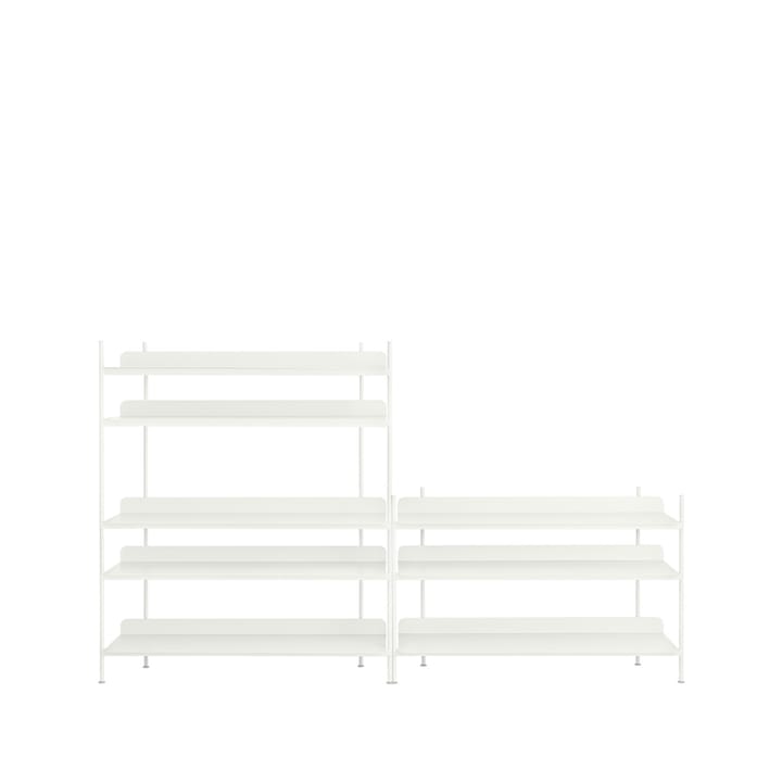 Compile configuration 7 shelving system - White - Muuto