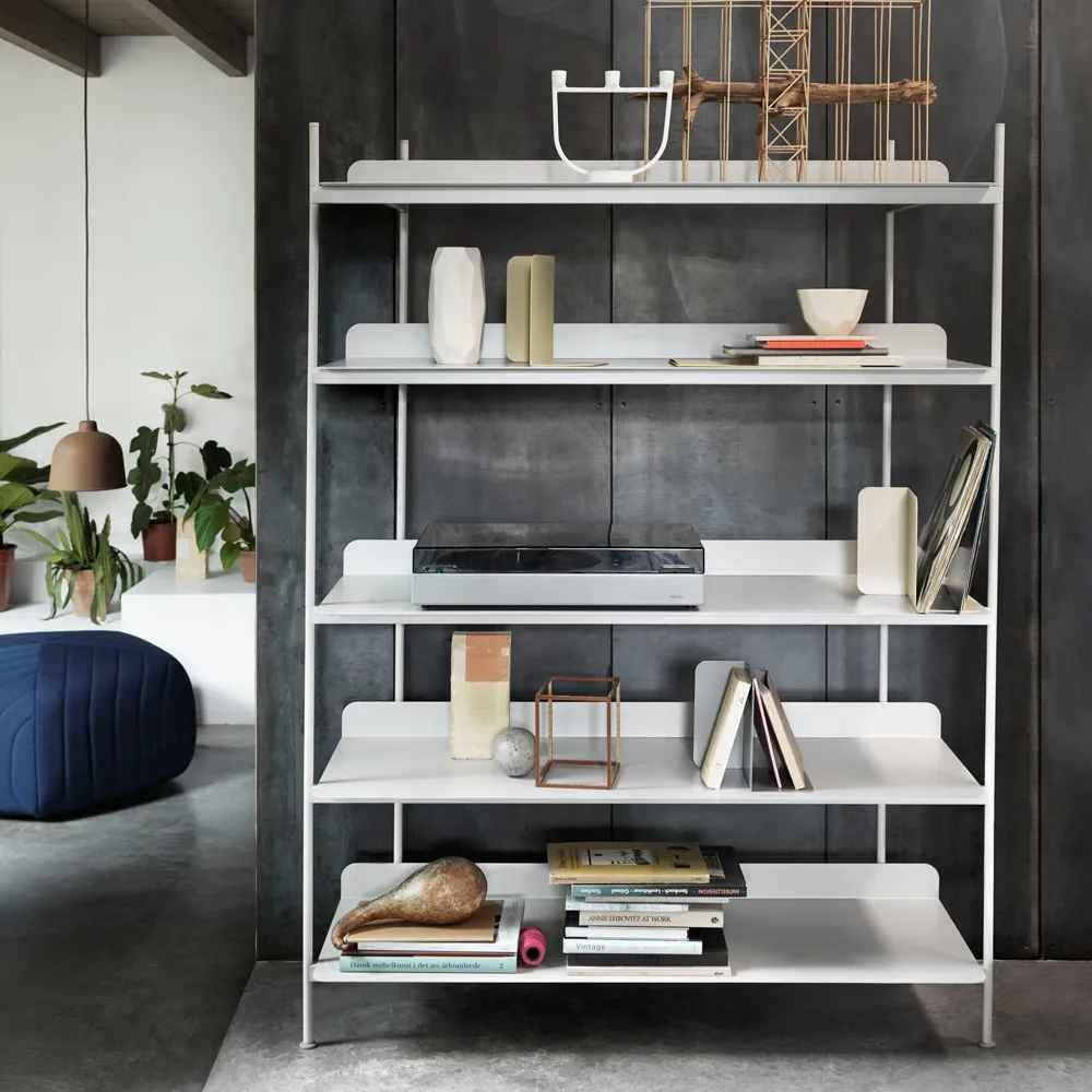 Compile configuration 7 shelving system, White Muuto