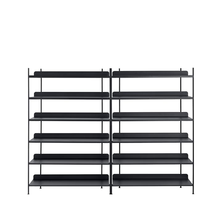 Compile configuration 8 shelving system - Black - Muuto