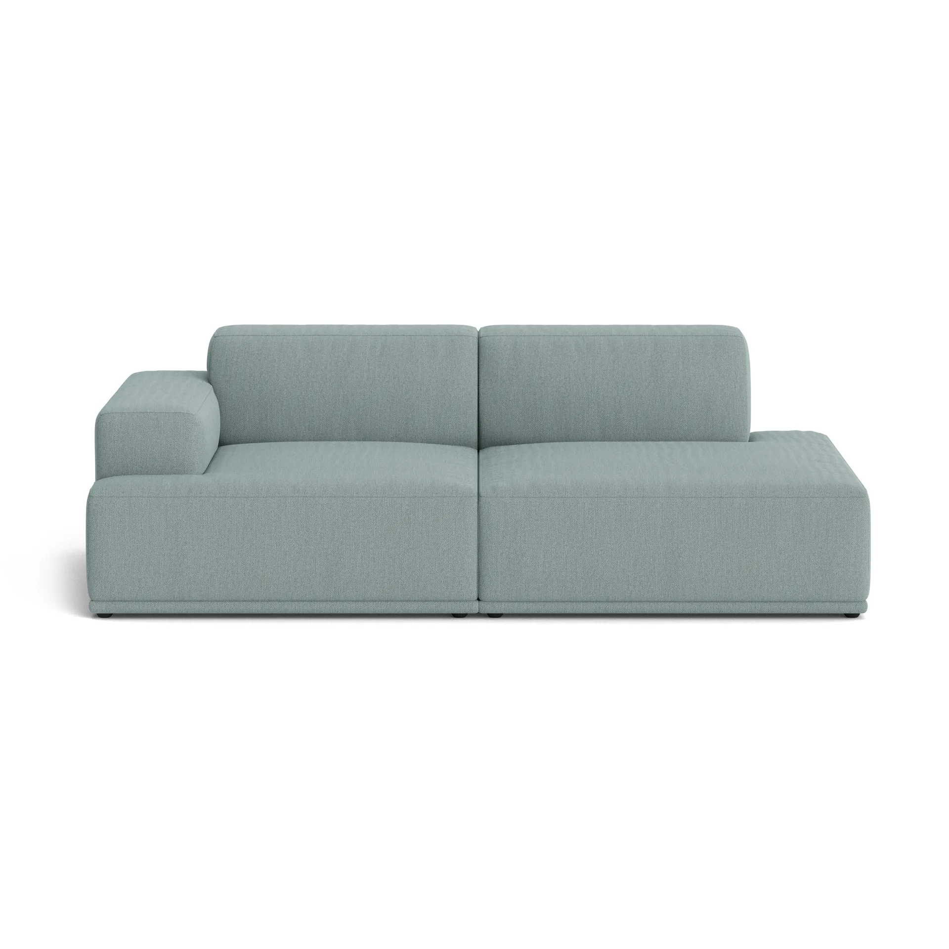 Connect soft modular sofa 2-seater A+D rewool 718 Muuto
