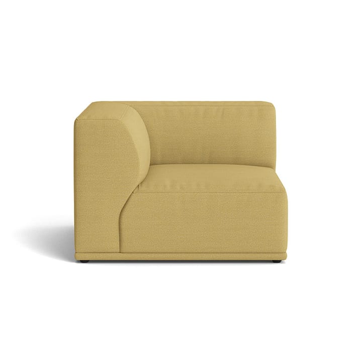 Connect soft module Hallingdal 65 nr.407 yellow - Corner section (F) - Muuto