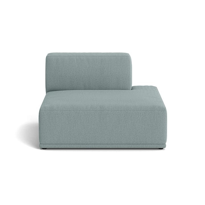 Connect soft module Re-wool nr.718 light blue - Without armrest (D) - Muuto