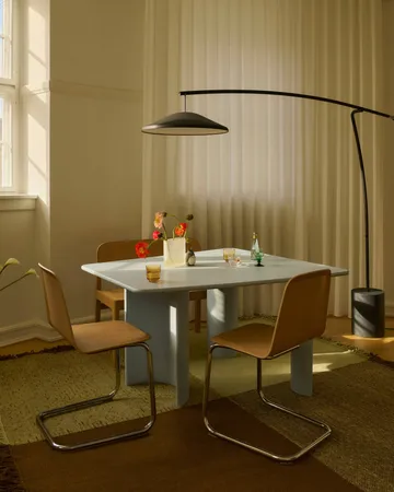 Contra floor lamp - Anthracite black-concrete, 188 cm - Muuto