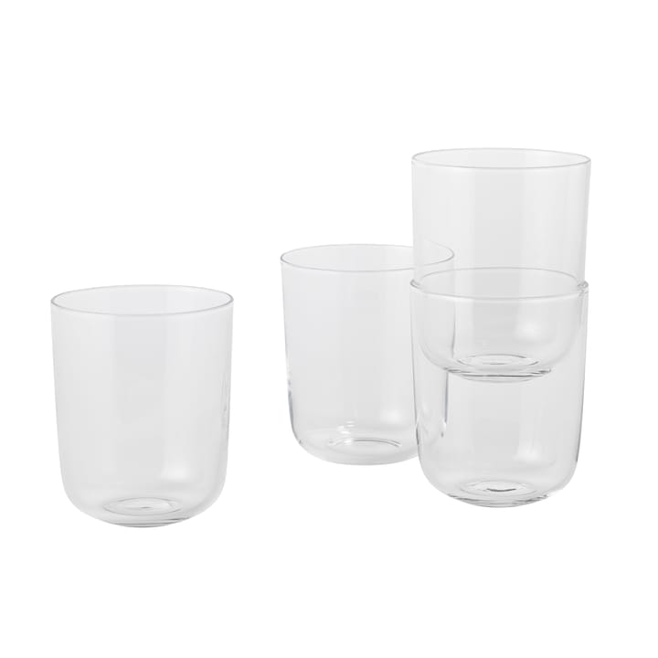 Corky glass high 4-pack - clear - Muuto
