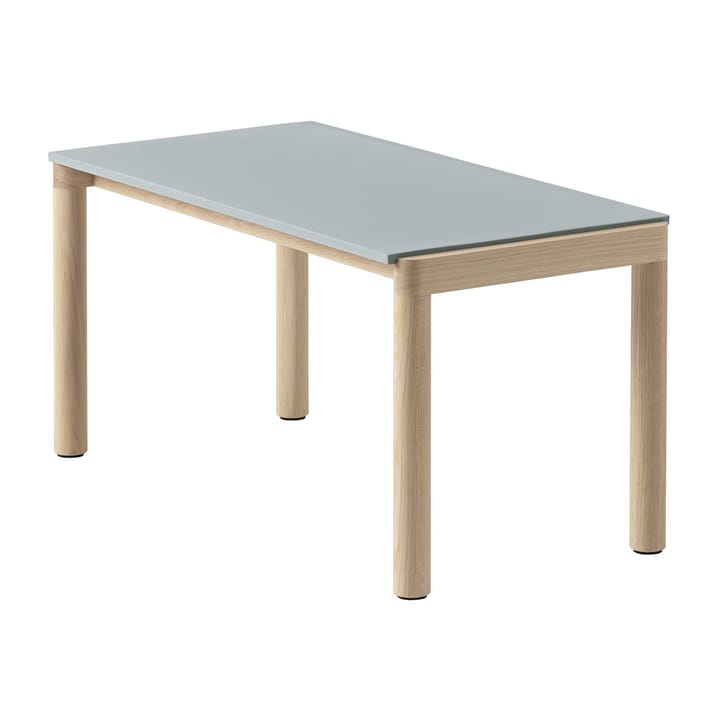 Couple 1 Plain coffee table 40x84x40 cm - Pale blue-oak - Muuto
