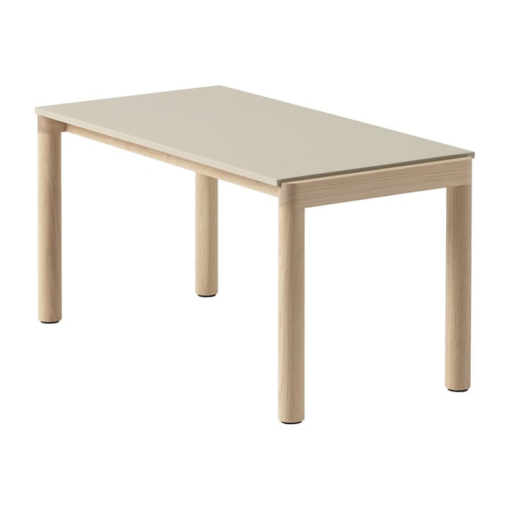 Couple 1 Plain coffee table 40x84x40 cm - Sand-oak - Muuto