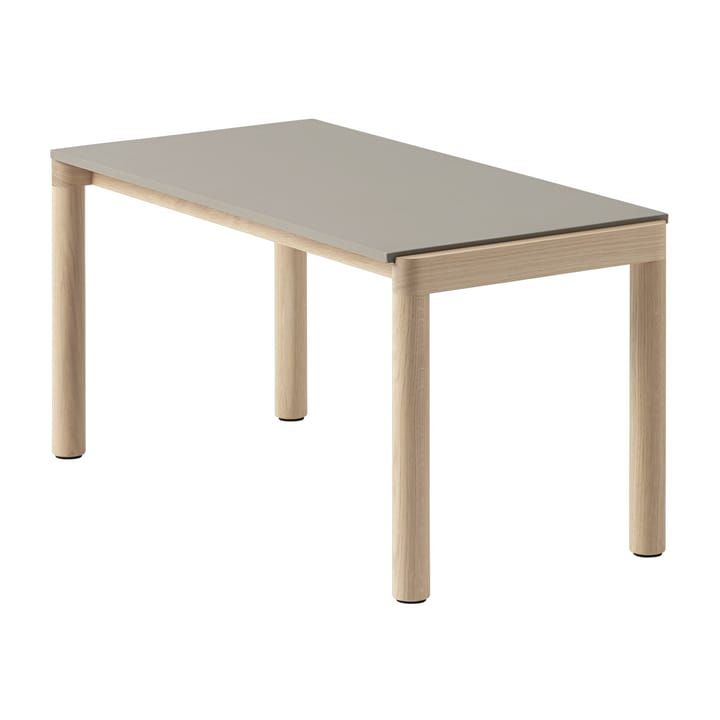 Couple 1 Plain coffee table 40x84x40 cm - Taupe-oak - Muuto