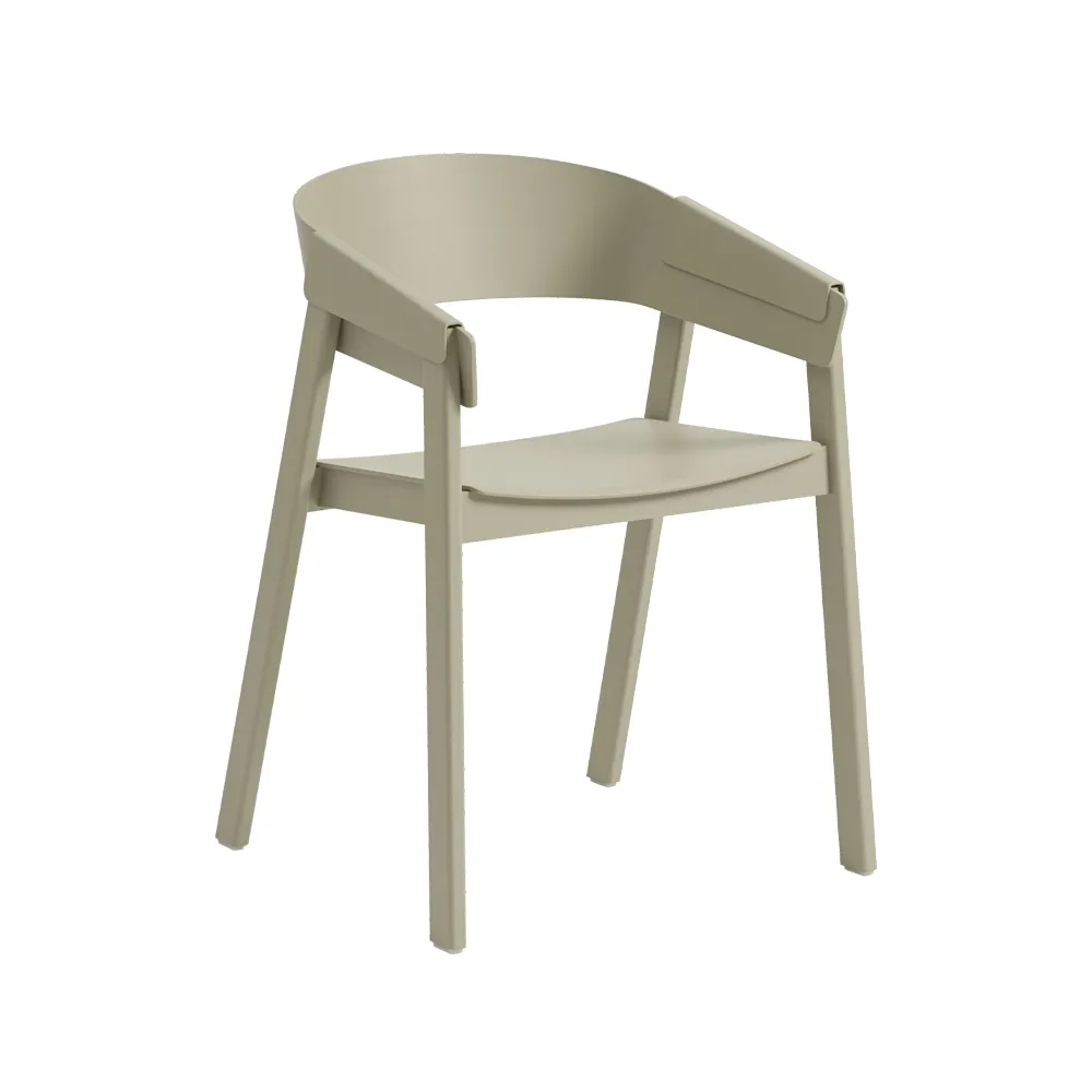 Muuto Cover Armchair Dark beige | Scandinavian Design | Chairs | Beige
