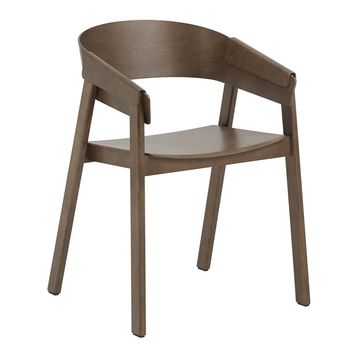 Muuto Cover Armchair Stained dark brown | Scandinavian Design | Chairs | Brown