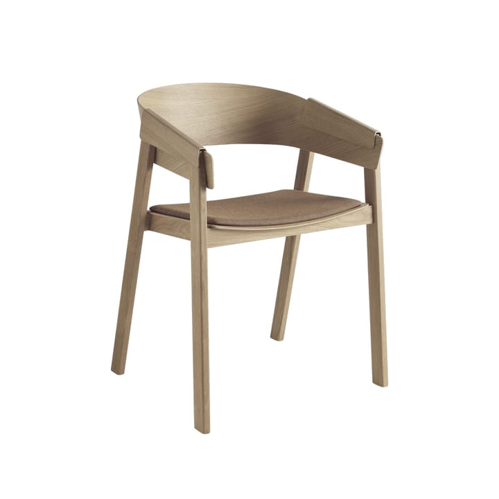 Cover chair upholstered seat - Remix 252-Oak - Muuto