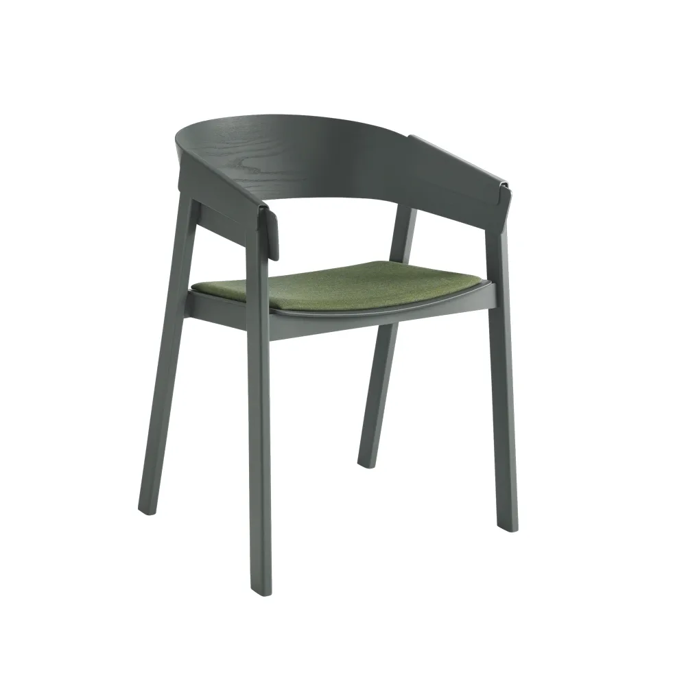 Cover chair upholstered seat, Remix 933-Green Muuto