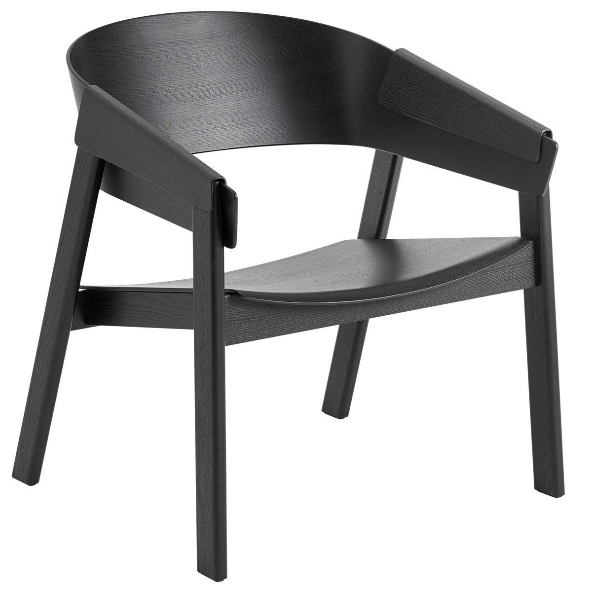 Muuto Cover lounge chair Black | Scandinavian Design | Armchairs & footstools | Black