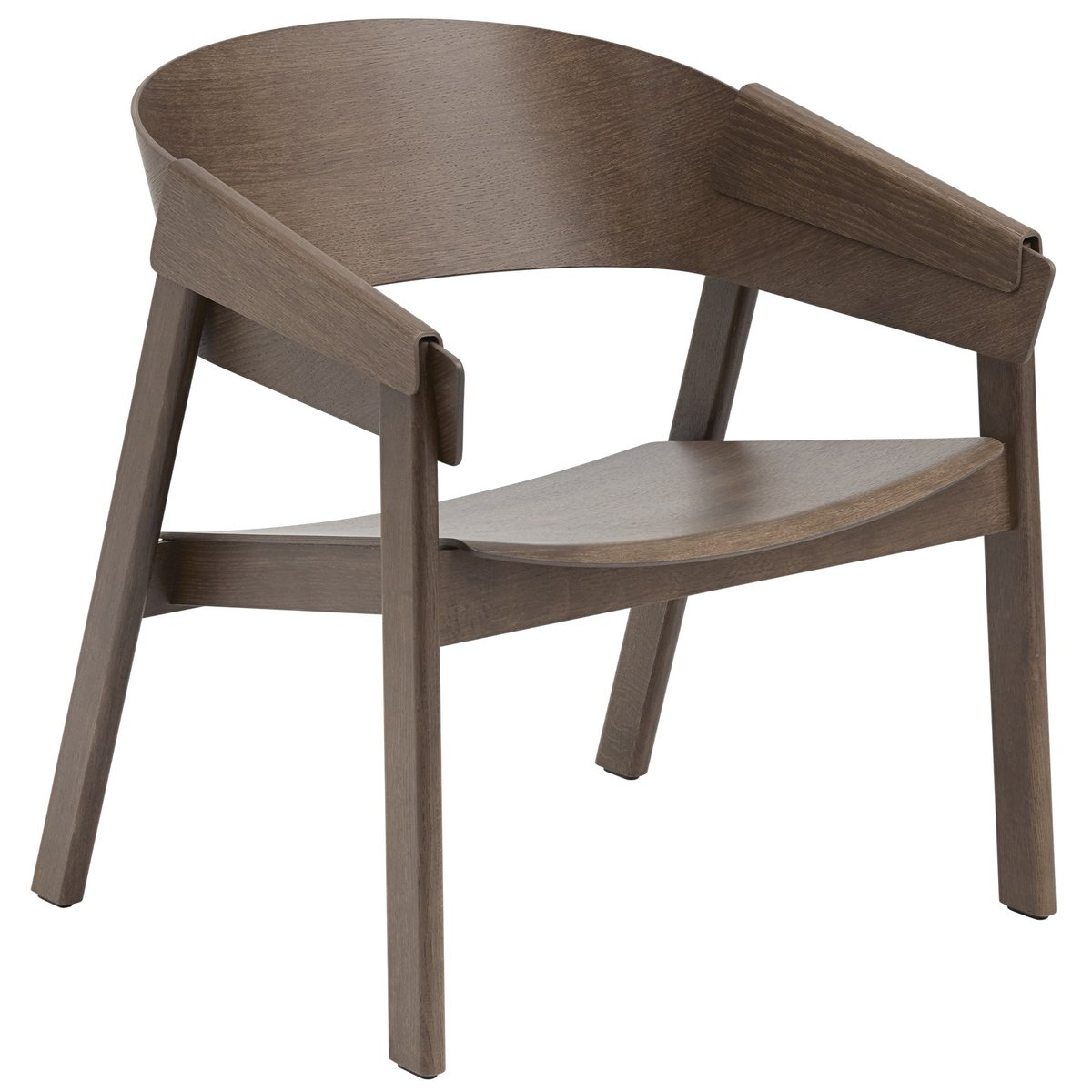 Muuto Cover lounge chair Stained dark brown | Scandinavian Design | Armchairs & footstools | Brown