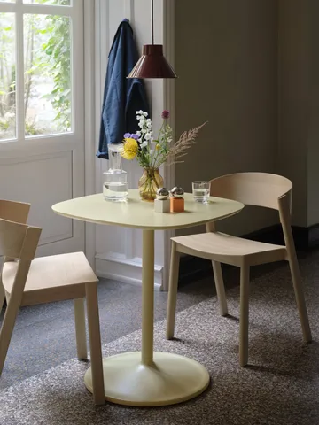 Cover Side Chair leather - Cognac-oak - Muuto