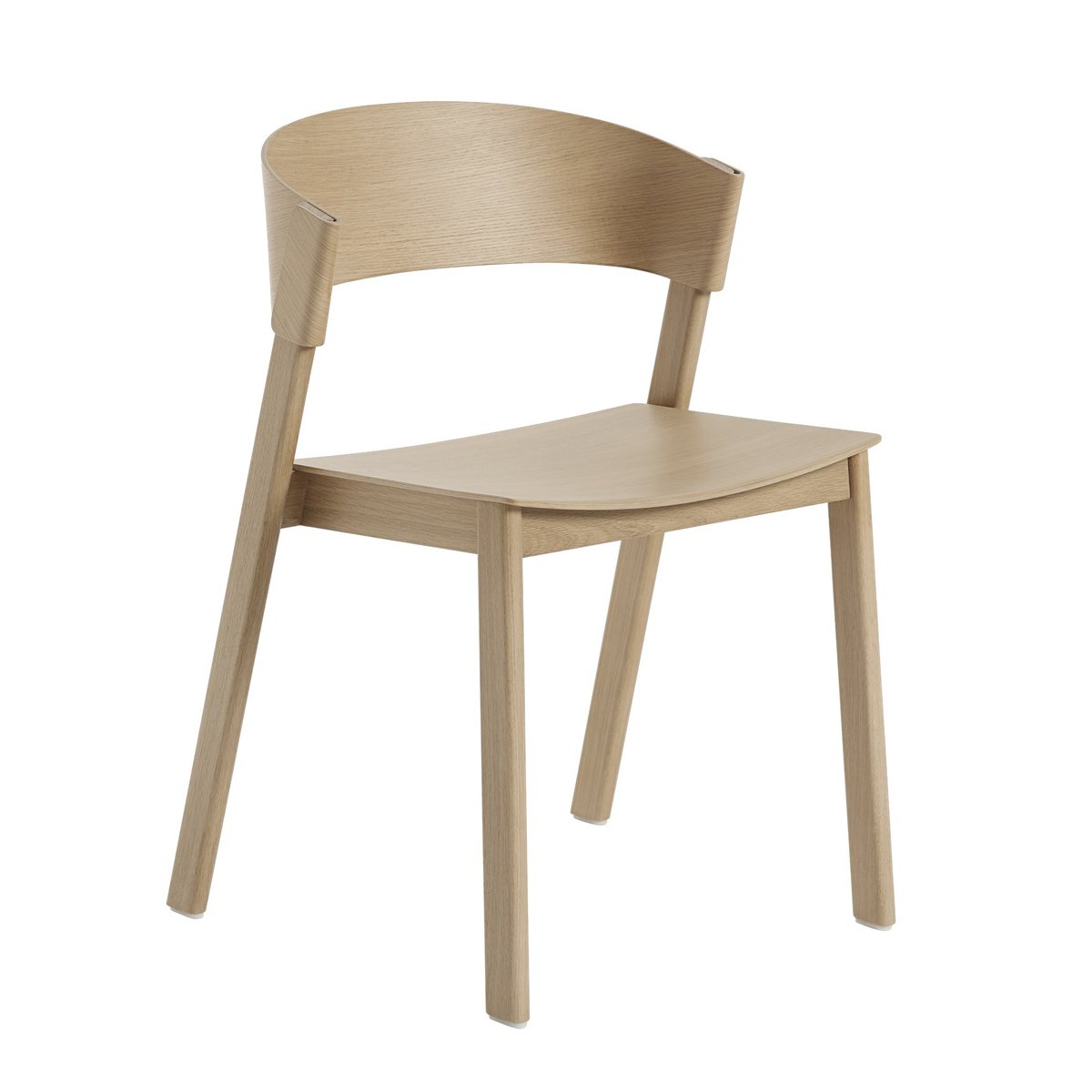 Muuto Cover Side Chair Oak | Scandinavian Design | Chairs | Brown