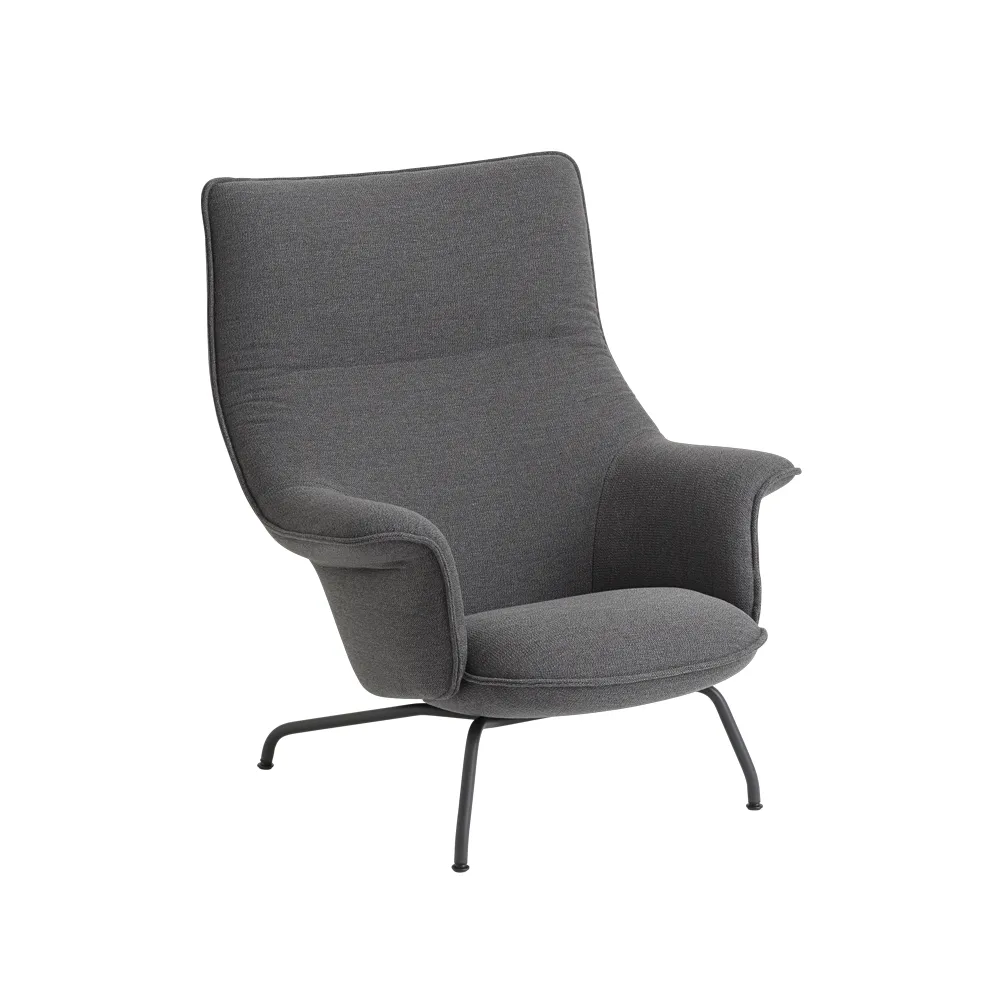 Muuto Doze armchair Ocean 80-Anthracite black | Scandinavian Design | Armchairs & footstools | Grey