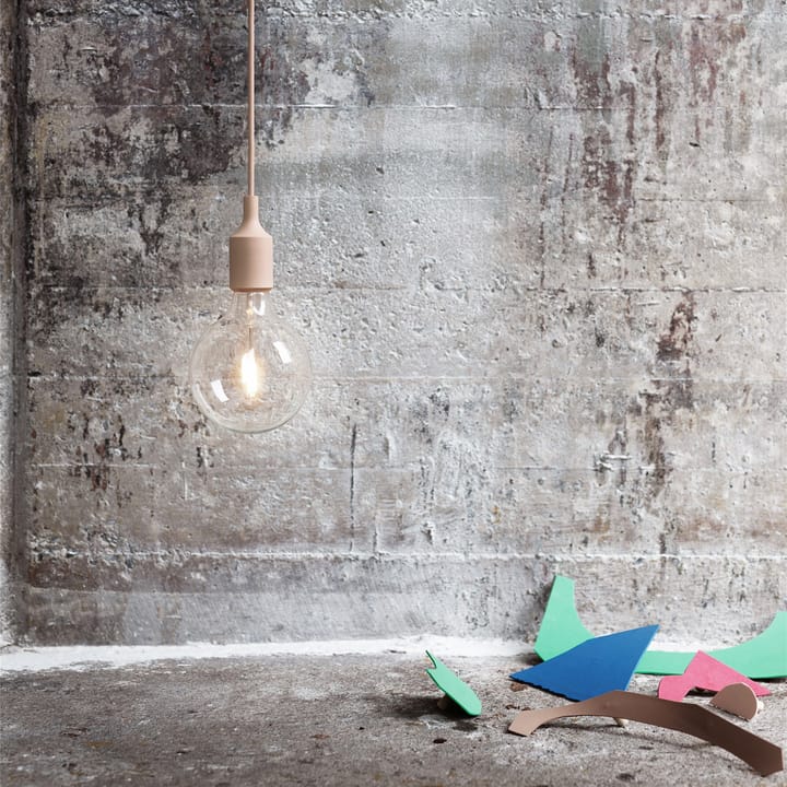 E 27 pendant lamp, Beige-rose Muuto