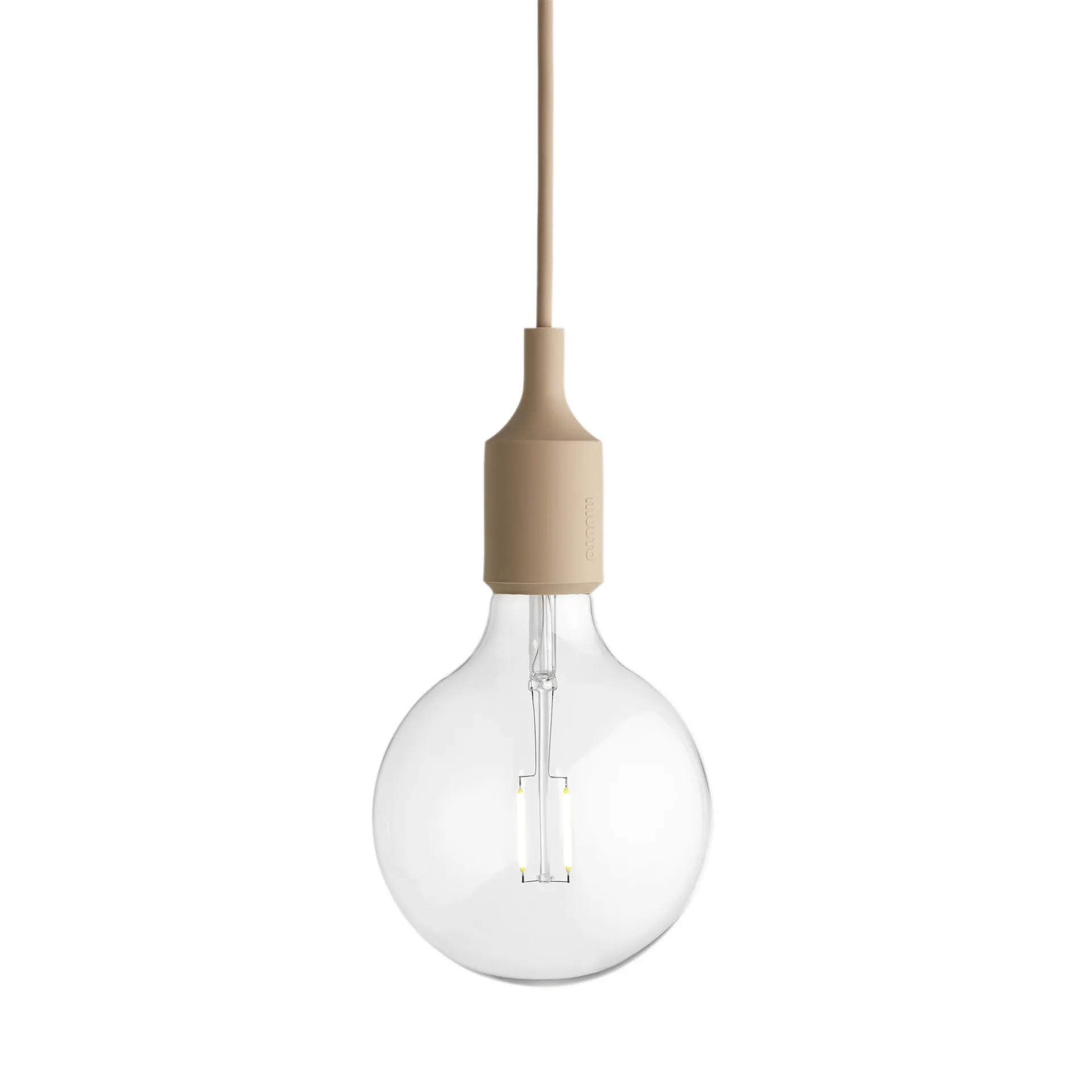E 27 pendant lamp, Beige-rose Muuto