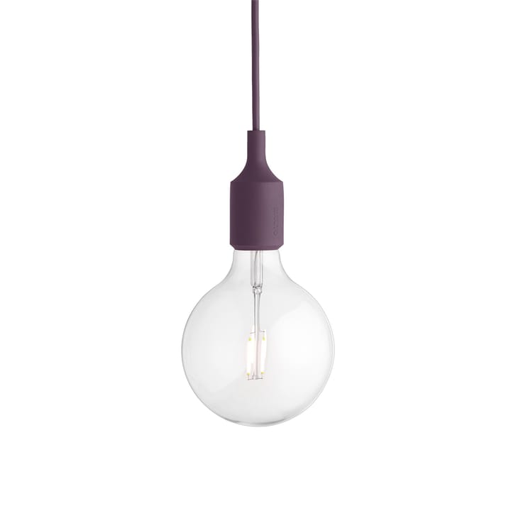 E 27 pendant lamp - Burgundy - Muuto