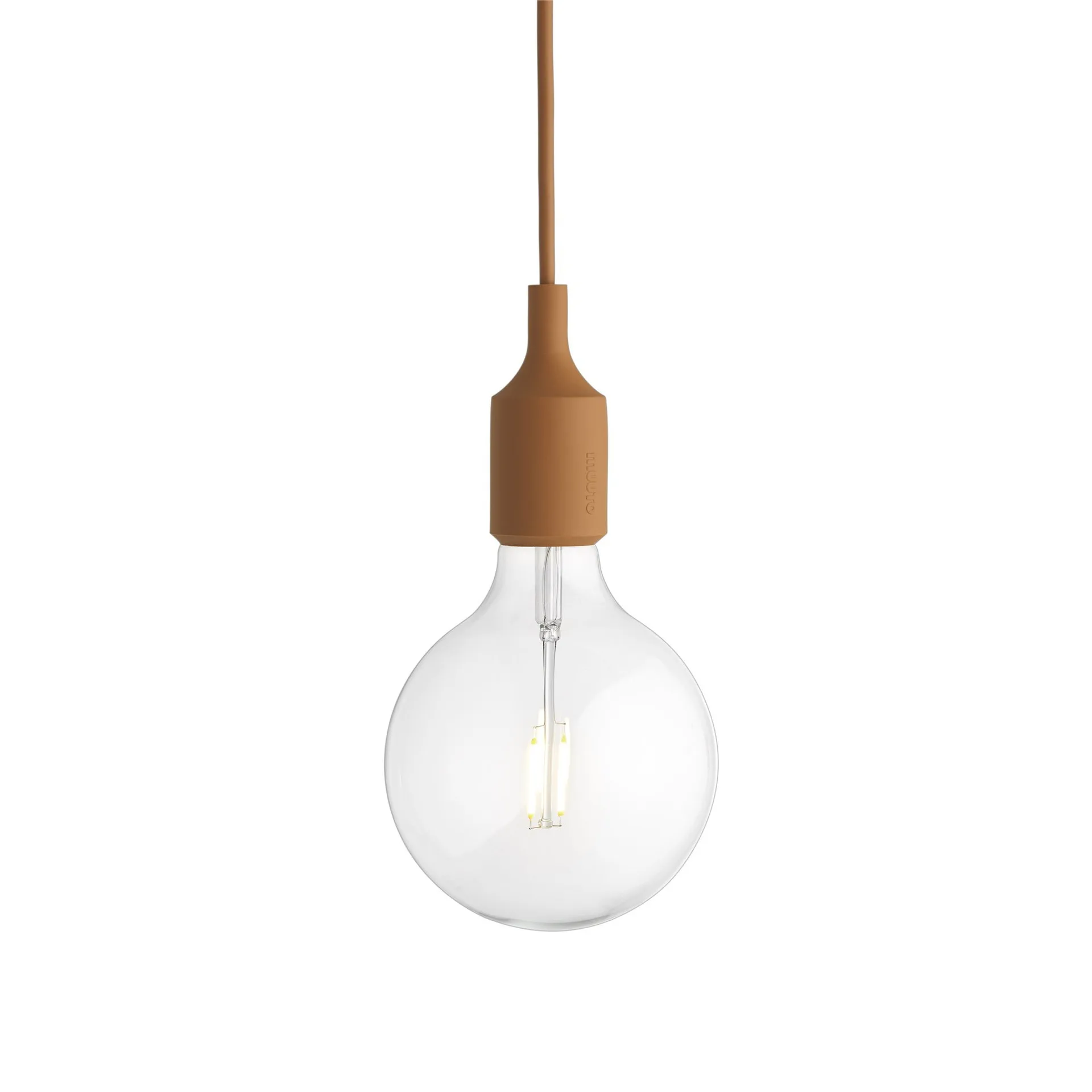 E 27 pendant lamp, Clay Brown Muuto