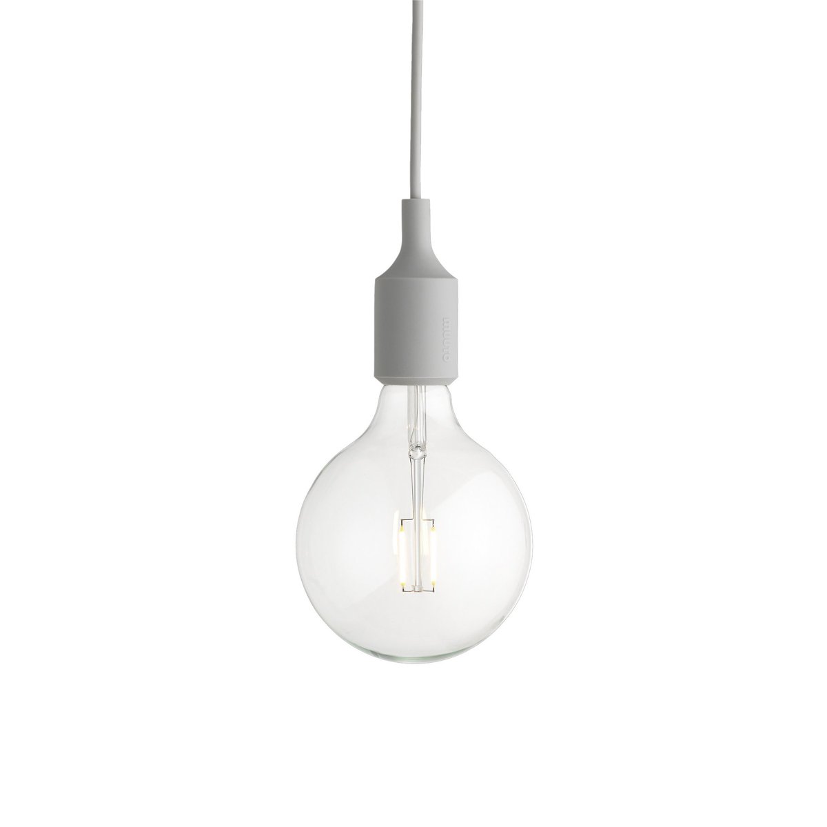 Muuto E 27 pendant lamp light grey | Scandinavian Design | Pendant lamps | Grey