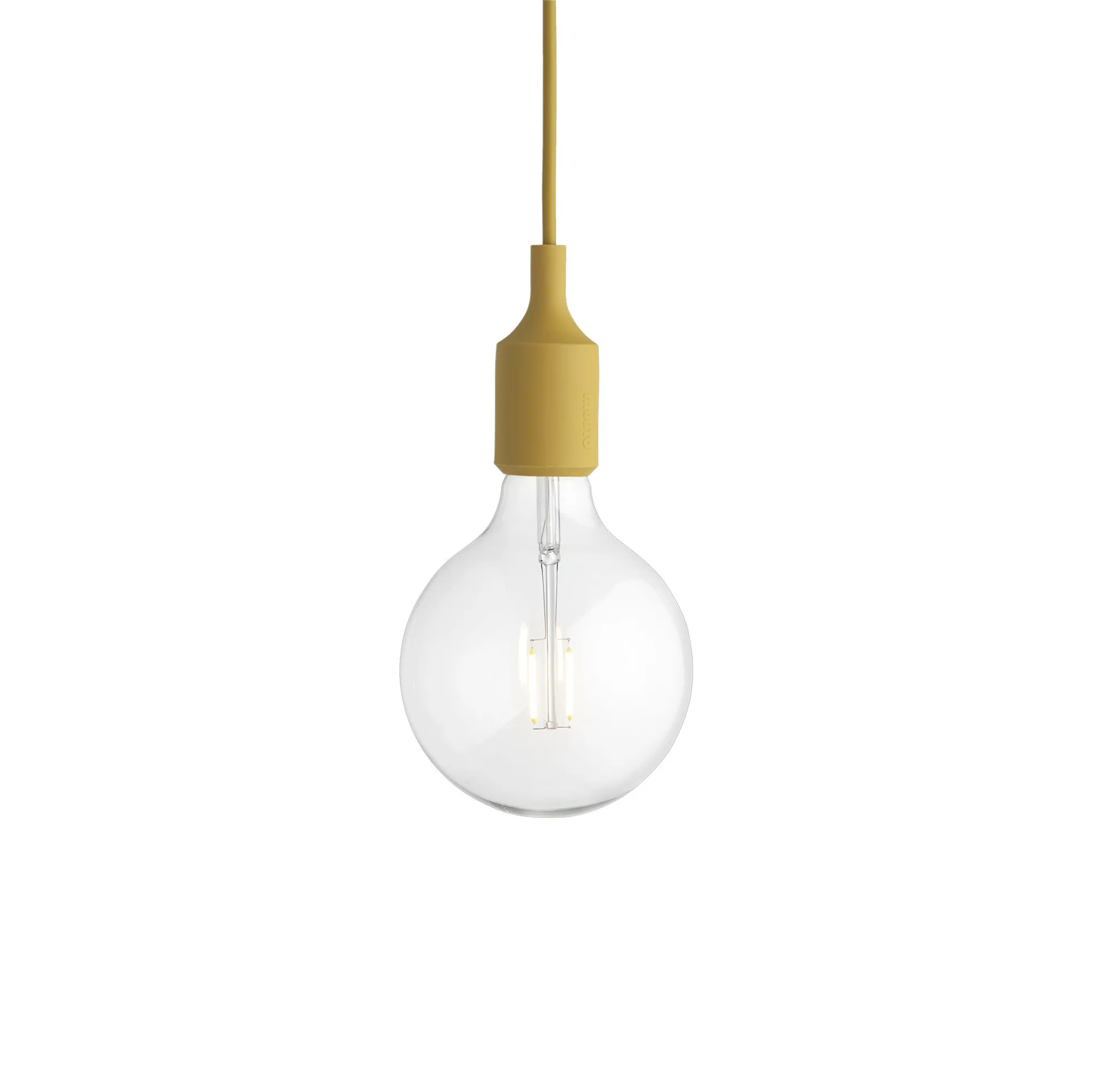 E 27 pendant lamp, mustard Muuto
