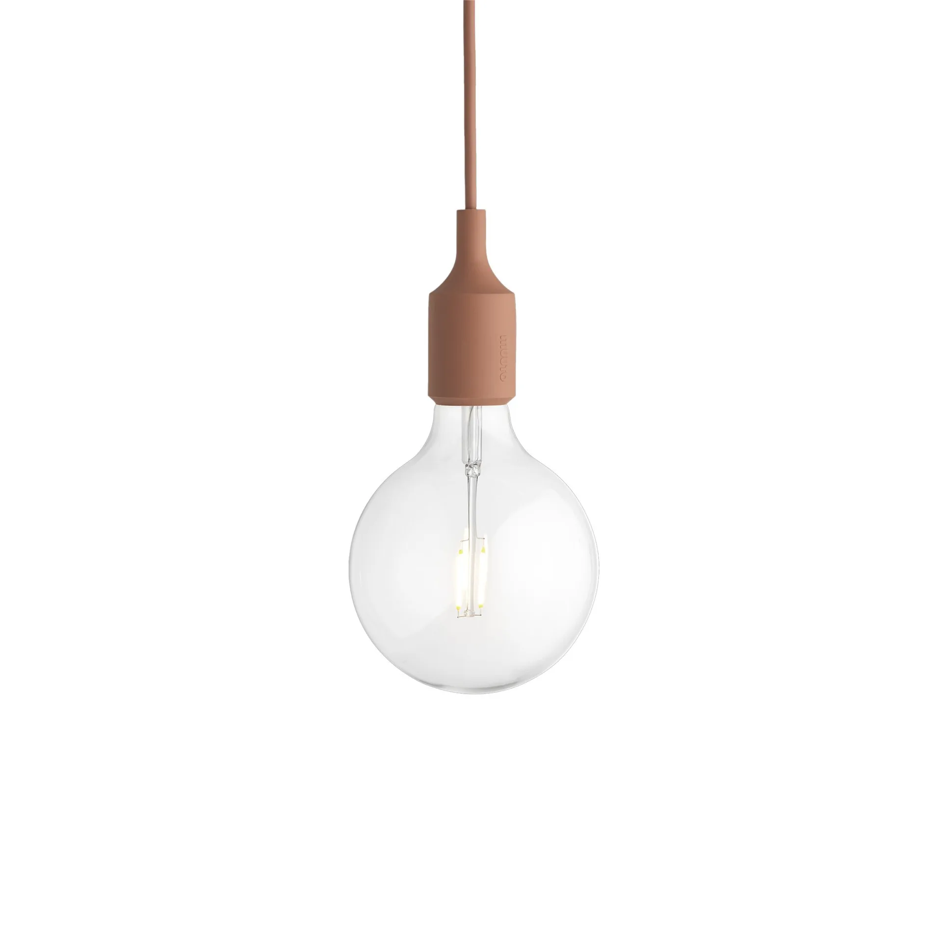 E 27 pendant lamp, terracotta Muuto